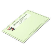 Van de bureau van - Kerstkat Notitieblok (Schuin)