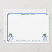 van de bureau van | Kerstmis met groene bus Ginger Notitiekaartje (Voorkant)