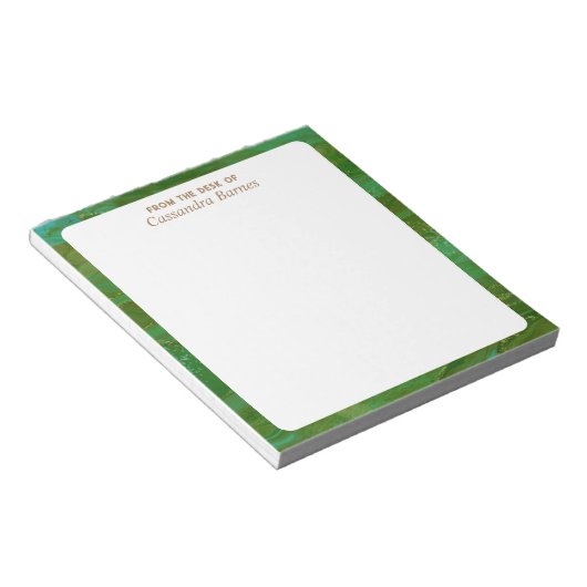 van de bureau van notitieblok (Schuin)