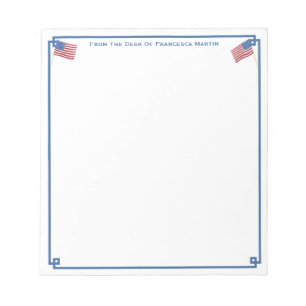 van de bureau van   Smart All-American Personalize Notitieblok