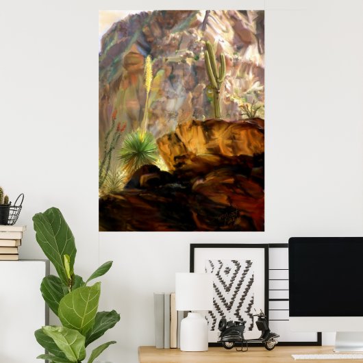 Van de Canyons Shadows. Poster (Thuiskantoor)