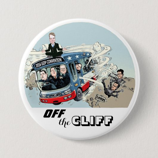 Van de CLIFF! Ronde Button 7,6 Cm (Voorkant)