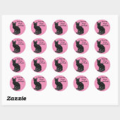 "Van de Crazy Cat Lady" Envelope Sealers Ronde Sticker (Vel)
