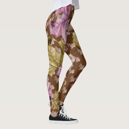 van de "dalende bladeren" herfst de BEENKAPPEN Leggings (Rechts)