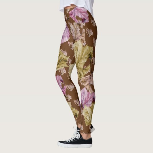 van de "dalende bladeren" herfst de BEENKAPPEN Leggings (Links)