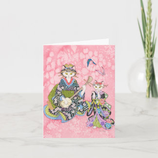 Van de "dansles" de notakaart kaart