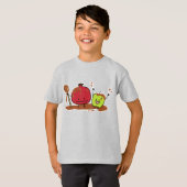 Van de de appelgranaatappel van Hashanah van Rosh T-shirt (Voorkant volledig)