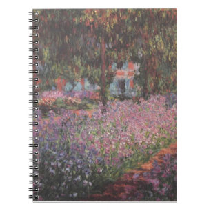 Van de de bloemenKunstenaar van Monet de Notitieboek