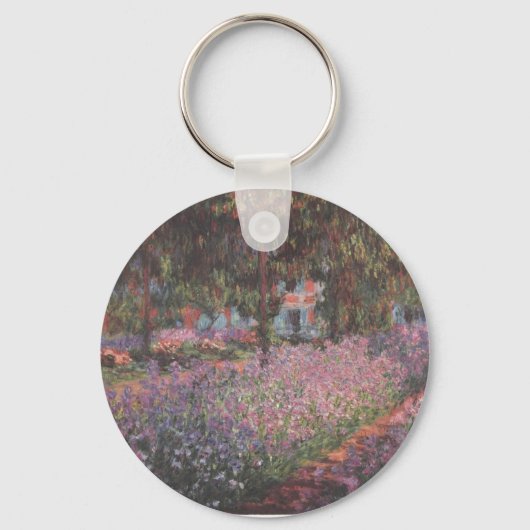 Van de de bloemenKunstenaar van Monet de Sleutelhanger (Voorkant)