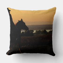 van de de boerderijrit van het paardboerderij de kussen