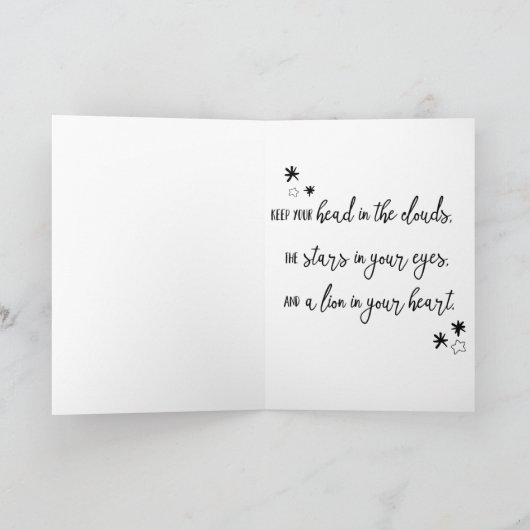 Van de de cartoonraket van Rockat kaart van het de (Binnen)