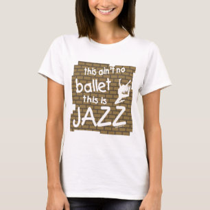 Van de de dansjazz van de jazz van de de t-shirt