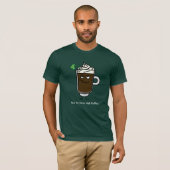 Van de de drinkalcohol van de Irish coffee de T-shirt (Voorkant volledig)