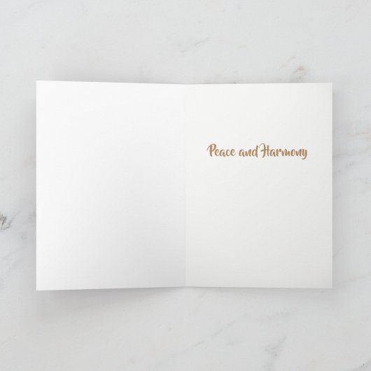 Van de de duivenvrede & harmonie van Yang van Yin Kaart (Binnen)