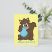 Van de de eekhoornVakantie van Pasen de Feestdagenkaart (Staand voorkant)