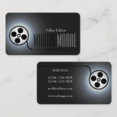Van de de filmband van de film de videodiensten visitekaartje (Voorkant / Achterkant)