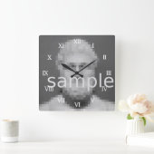 Van de de fotomuur van de douane klok | voegt hier (Huis)