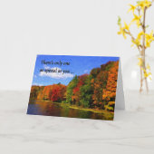 Van de de herfstverjaardag van de Kleuren van de Kaart (Gele Bloem)