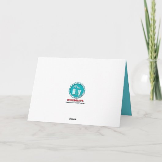 Van de de jongensgeboorte van het baby de aankondiging (Achterkant)