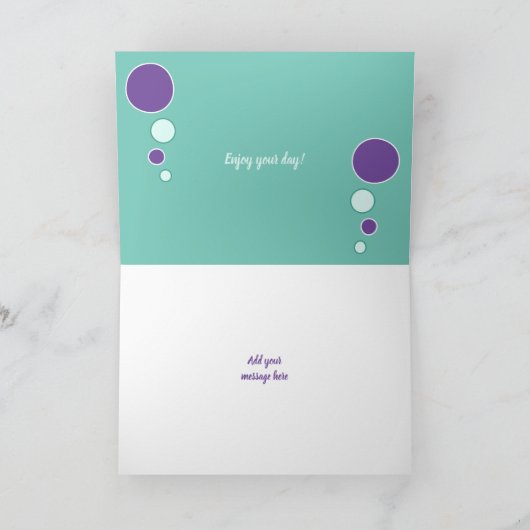 Van de de kattenzitting van het calico de foto kaart (Binnen)