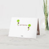 Van de de kattenzitting van het calico de foto kaart (Achterkant)