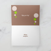 Van de de kattenzitting van het calico de foto kaart (Binnen)