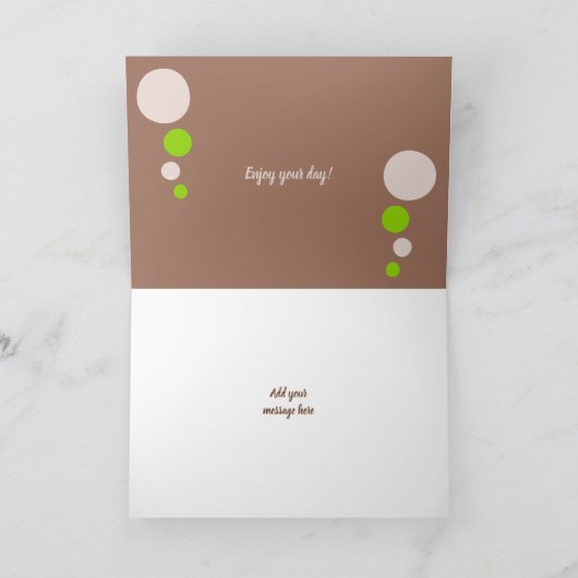 Van de de kattenzitting van het calico de foto kaart (Binnen)