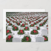 Van de de kronensneeuw van Kerstmis de Nationale Feestdagenkaart (Voorkant / Achterkant)