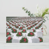 Van de de kronensneeuw van Kerstmis de Nationale Feestdagenkaart (Staand voorkant)