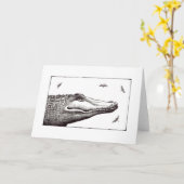 Van de de libellenpret van de alligator of van de kaart (Gele Bloem)