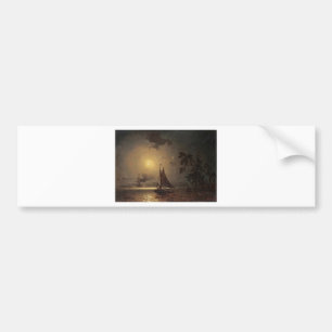 Van de de nachtelijk-reismaan van Marcus Larson de Bumpersticker
