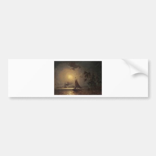 Van de de nachtelijk-reismaan van Marcus Larson de Bumpersticker (Voorkant)