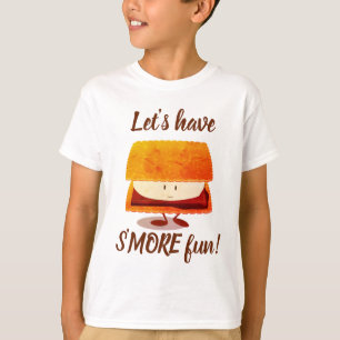 Van de de pretcartoon van S'more de t-shirt van