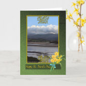 Van de de riviermodder van Conwy de vlakten de Dag Kaart (Gele Bloem)