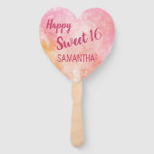 Van de de tekstWaterverf van de douane de Handwaaier (Voorkant)