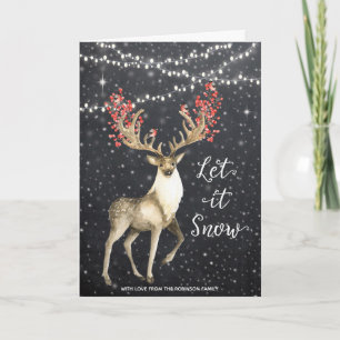 Van de de vakantiewinter van de kerstkaart de feestdagen kaart