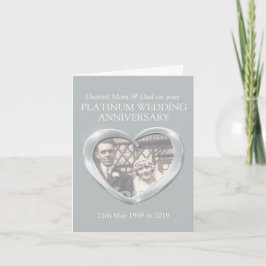 Van de de verjaardagsmamma en papa van het platina kaart