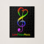 Van de de vredesmuziek van de liefde de legpuzzel (Verticaal)