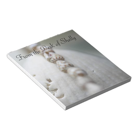 Van de Desk of Sea Shells Notitieblok (Schuin)