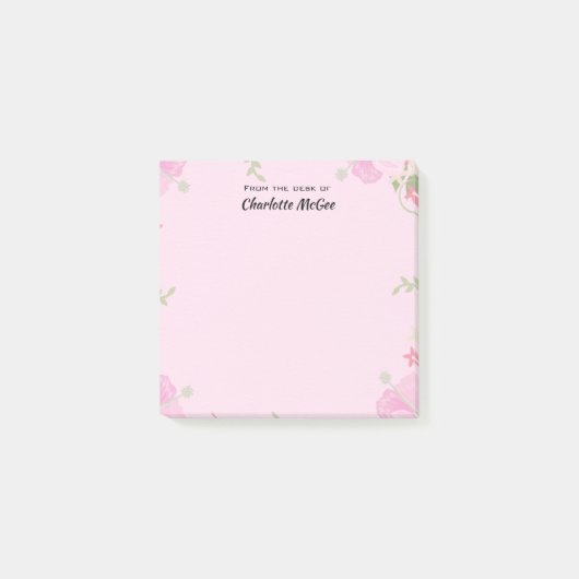 Van de Desk van Persoonlijke Naam Post-it® Notes (Voorkant)