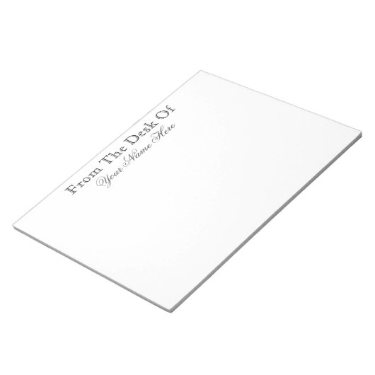 VAN DE DESKUNDIGE VAN NOTITIEBLOK (Schuin)