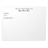 VAN DE DESKUNDIGE VAN NOTITIEBLOK (Voorkant)