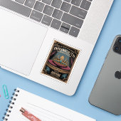 Van de diepten naar het scherm - De Innsmouth Hei Sticker (Laptop met iPhone)