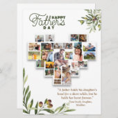 Van de dochter tot haar gelukkige Vaderdag (Voorkant / Achterkant)