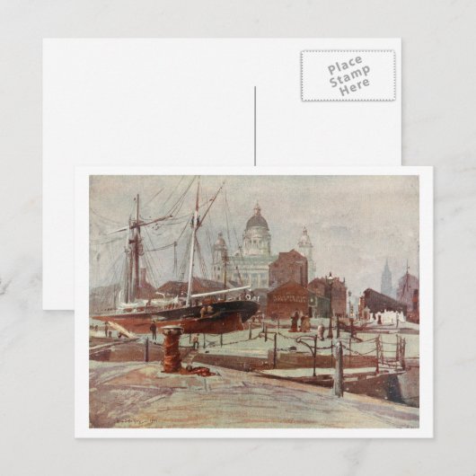 Van de Docks Liverpool, Merseyside, Engeland Briefkaart (Voorkant / Achterkant)