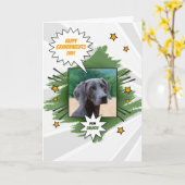 van de Dog Grandouders Day met Pet's Photo Kaart (Gele Bloem)