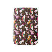 van de eenhoornregenboog kinder paard als badmat (Voorkant Verticaal)