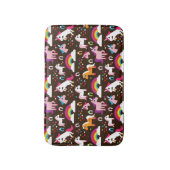 van de eenhoornregenboog kinder paard als badmat (Voorkant Verticaal)