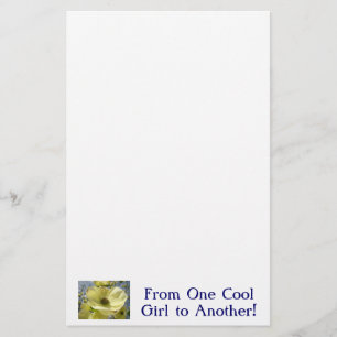 Van de ene coole meid naar de andere! kantoorartik briefpapier