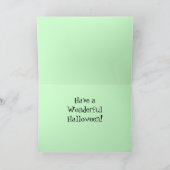 Van de ene heks naar de andere Halloween Kaart (Binnen)